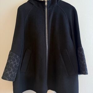 COACH wool cape (xs-s)